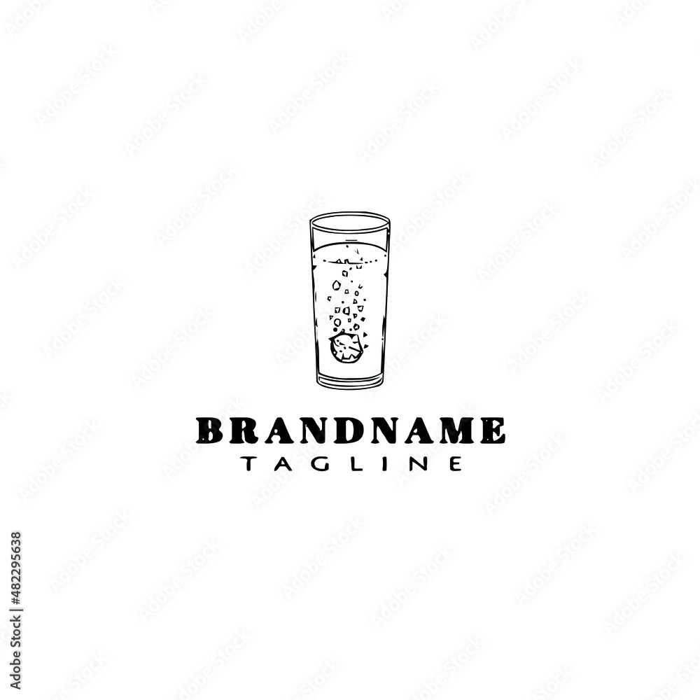 effervescent logo icon design template cartoon vector illustration effervescent logo icon design template cartoon vector illustration