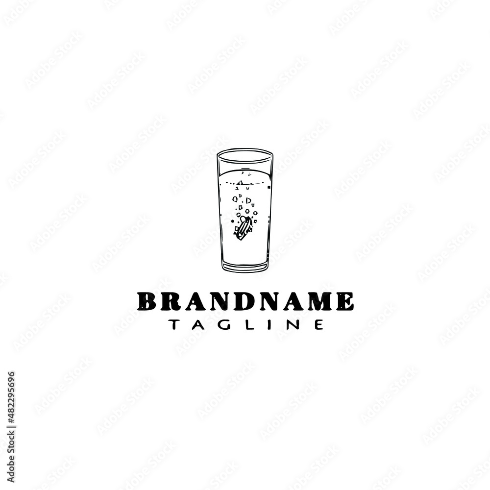 effervescent logo icon design template cartoon vector illustration effervescent logo icon design template cartoon vector illustration