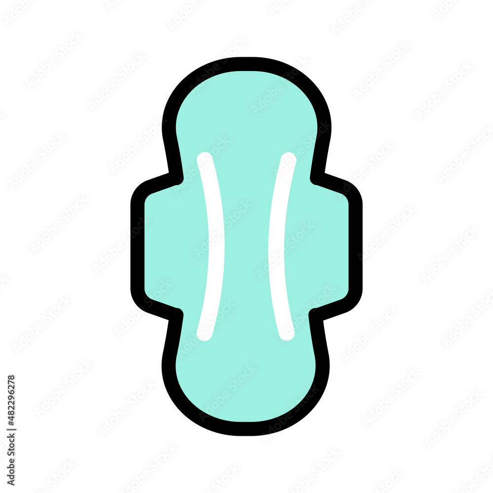 Feminine Hygienic Sanitary Napkin vector Feminine Hygienic Sanitary Napkin vector