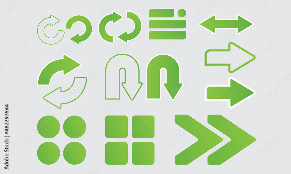 The direction of the arrow is green. suitable for pointing board, etc. The direction of the arrow is green. suitable for pointing board, etc.