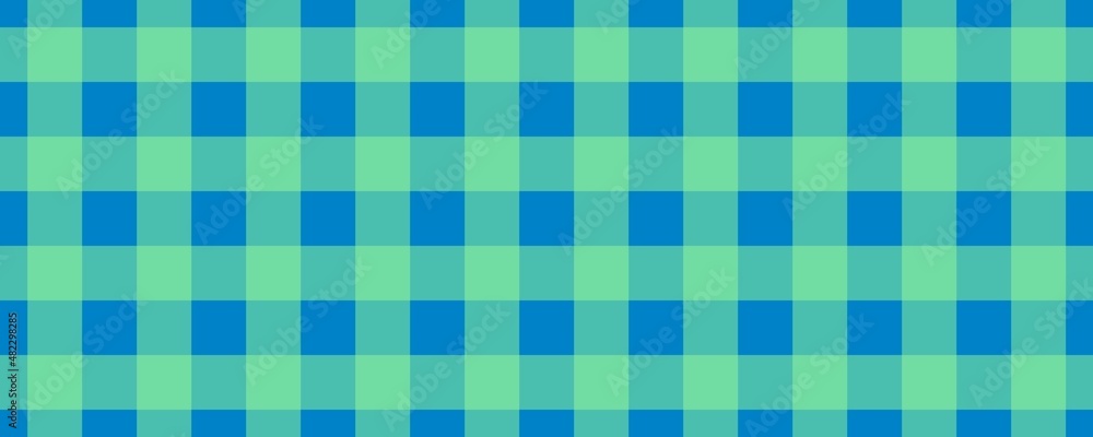 Banner, plaid pattern. Blue on Pale Green color. Tablecloth pattern. Texture. Seamless classic pattern background. Banner, plaid pattern. Blue on Pale Green color. Tablecloth pattern. Texture. Seamless classic pattern background.