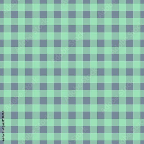 Plaid pattern. Light Slate Grey on Mint color. Tablecloth pattern. Texture. Seamless classic pattern background.