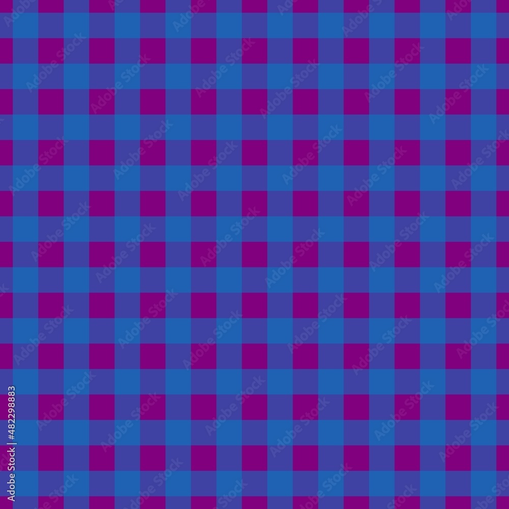 Plaid pattern. Purple on Blue color. Tablecloth pattern. Texture. Seamless classic pattern background. Plaid pattern. Purple on Blue color. Tablecloth pattern. Texture. Seamless classic pattern background.