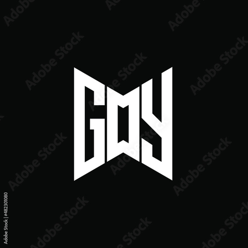 GDY letter logo creative design. GDY unique design, GOY letter logo creative design. GOY unique design photo