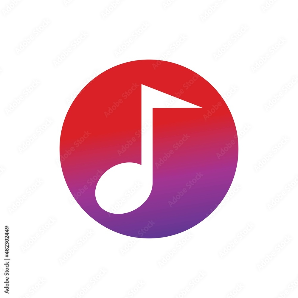 Music Note Icon Vector illustration design Music Note Icon Vector illustration design