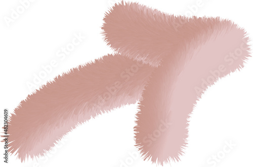 vector isolated 3d fur simple shape 3d arrow with gradient