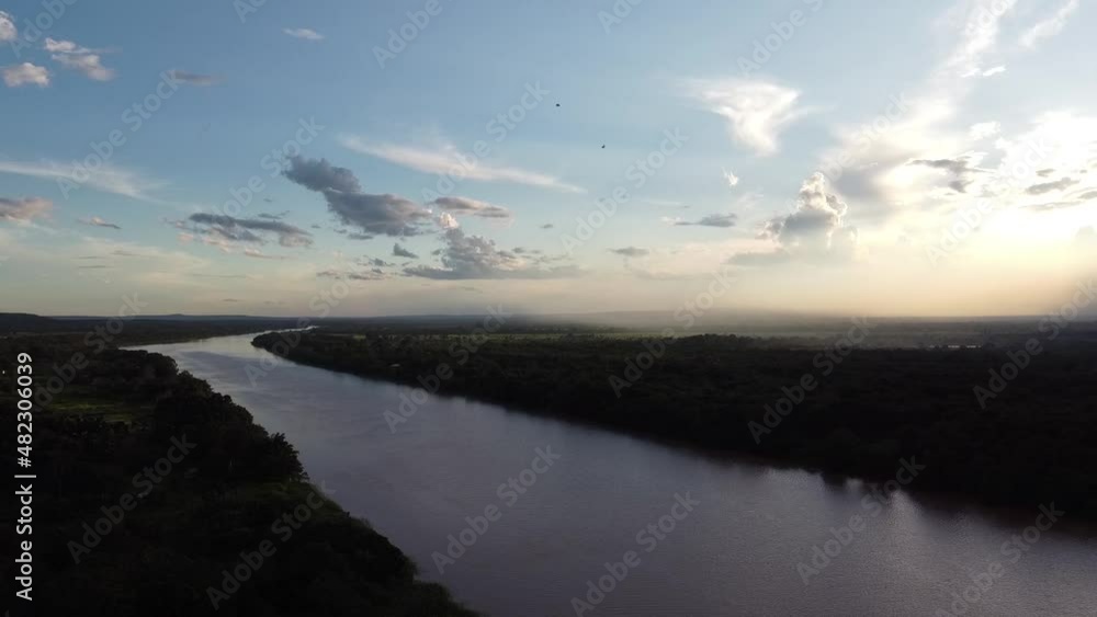 Above the beautiful brasil river Above the beautiful brasil river