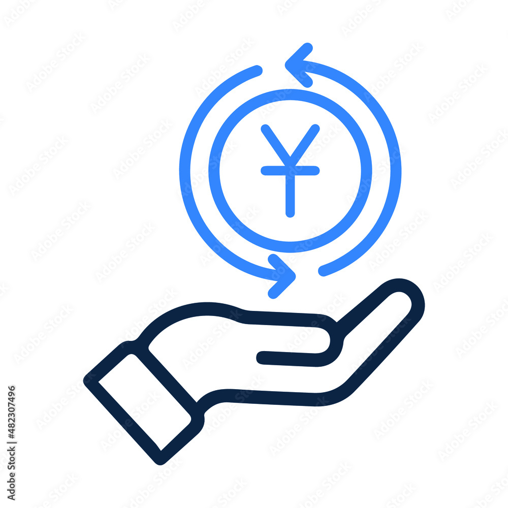 Cash back or yuan icon Cash back or yuan icon
