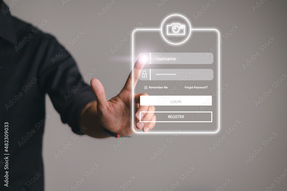 cyber security concept, Login, User, identification information security and encryption, secure access to user's personal information, secure Internet access, cybersecurity. cyber security concept, Login, User, identification information security and encryption, secure access to user's personal information, secure Internet access, cybersecurity.