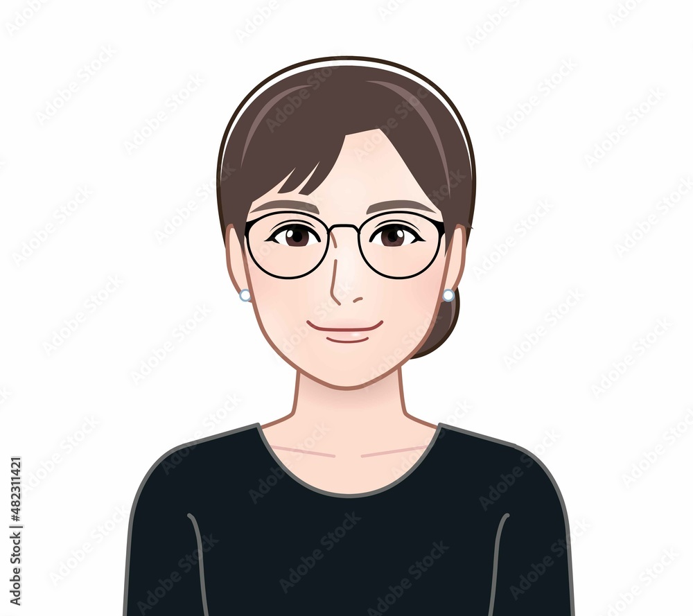 メガネを掛けた人 メガネを掛けた人