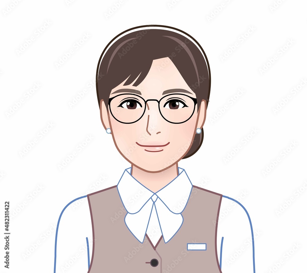 メガネを掛けた人 メガネを掛けた人