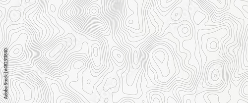 Valokuva Vector contour topographic map background
