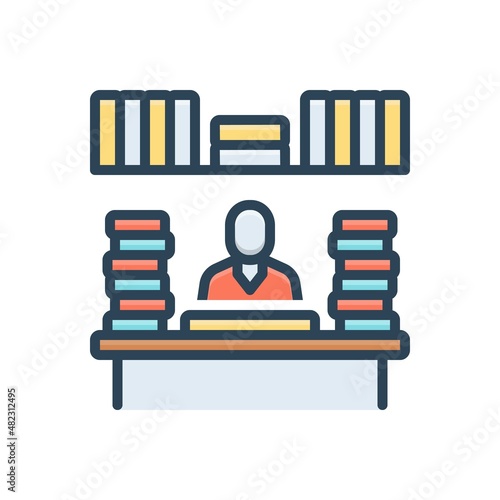 Color illustration icon for plenty