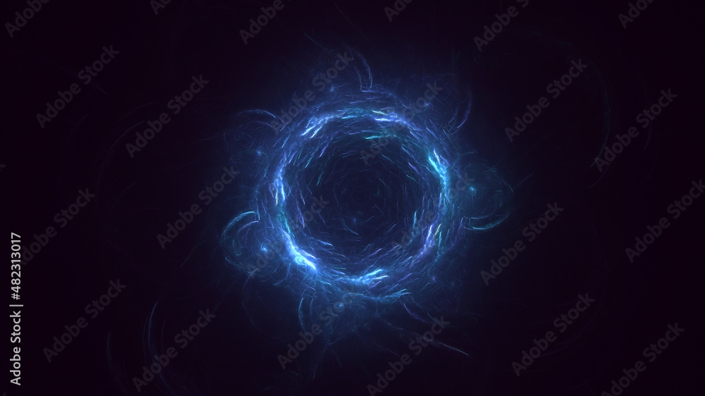 3D rendering abstract circle light background 3D rendering abstract circle light background