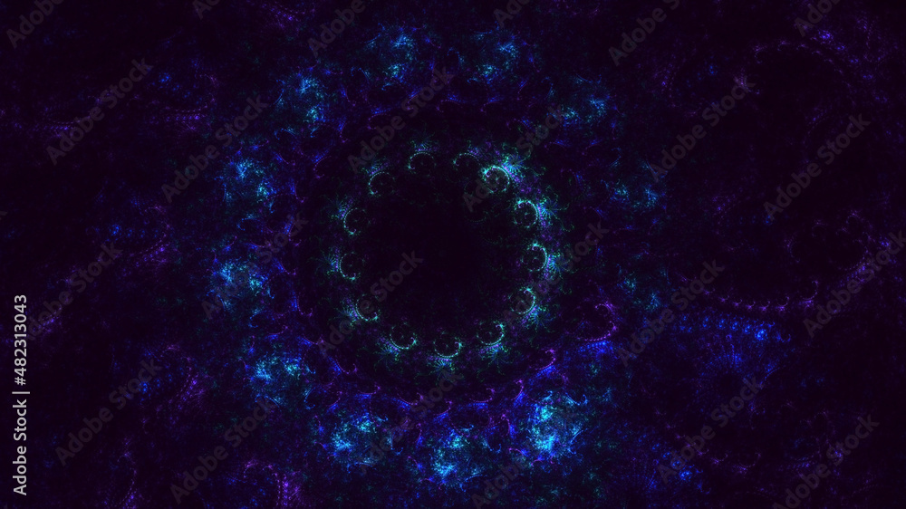 3D rendering abstract round light background 3D rendering abstract round light background