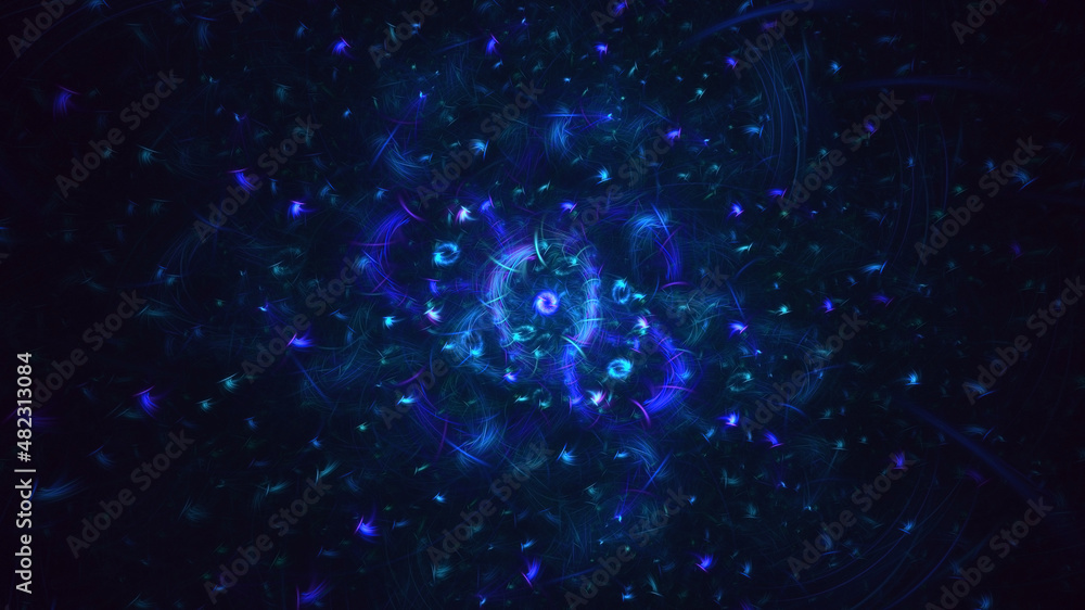 3D rendering abstract circle light background 3D rendering abstract circle light background