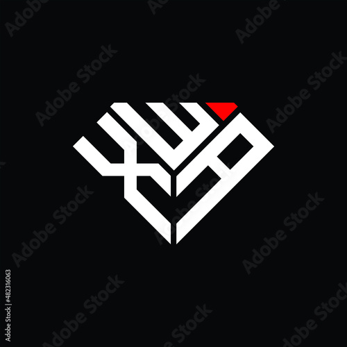 XWA letter logo creative design. XWA unique design photo