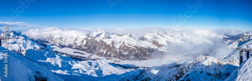 panoramic view from piz corvatsch, oberengadin