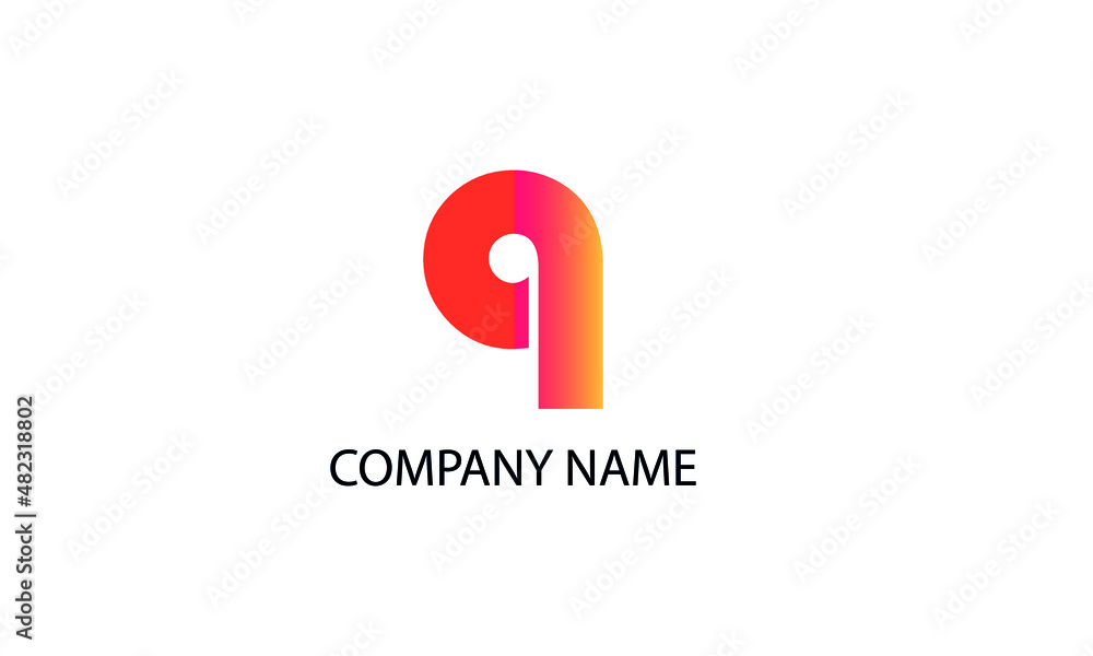 Letter q abstract monogram vector logo template Letter q abstract monogram vector logo template