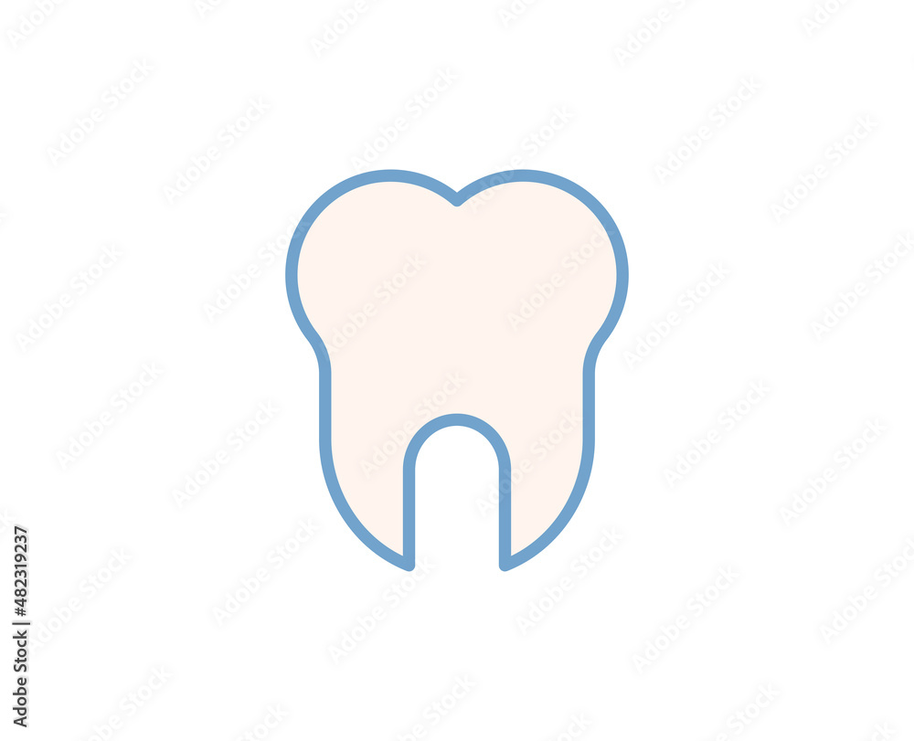 Teeth flat icon. Thin line signs for design logo, visit card, etc. Single high-quality outline symbol for web design or mobile app. Medical outline pictogram. Teeth flat icon. Thin line signs for design logo, visit card, etc. Single high-quality outline symbol for web design or mobile app. Medical outline pictogram.