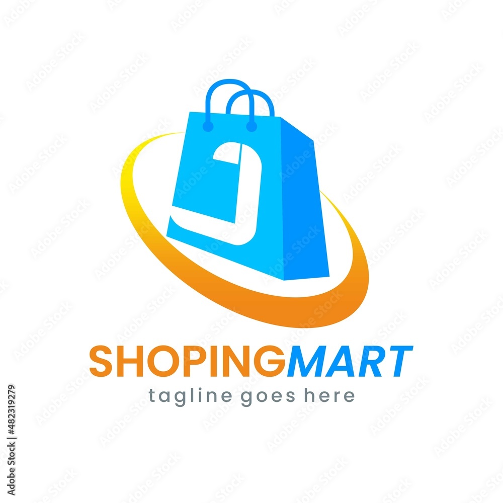 Letter J Shop Bag Logo Design