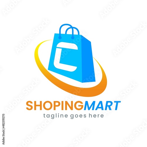 Letter C Shop Bag Logo Design