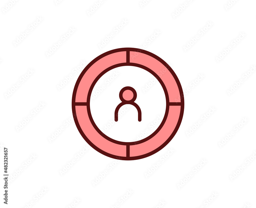Target flat icon. Thin line signs for design logo, visit card, etc. Single high-quality outline symbol for web design or mobile app. Marketing outline pictogram. Target flat icon. Thin line signs for design logo, visit card, etc. Single high-quality outline symbol for web design or mobile app. Marketing outline pictogram.