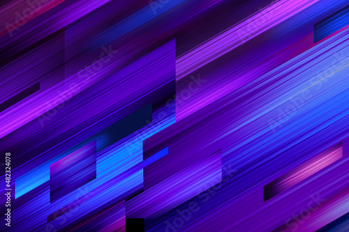 Abstract background with neon light  pattern and moving shapes for technology concepts