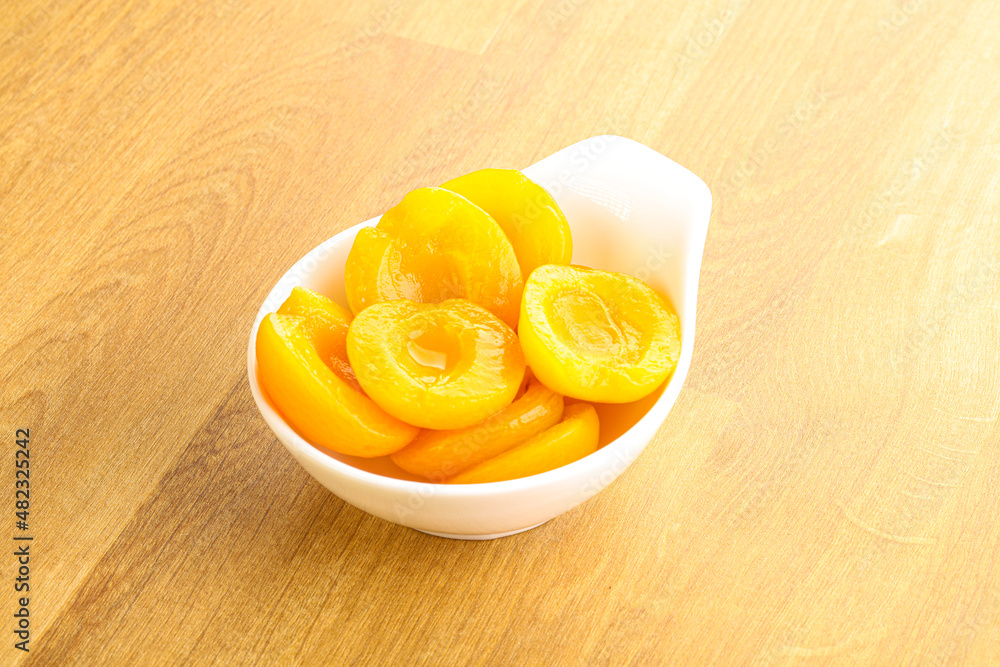 Canned apricot – sweet light dessert Canned apricot – sweet light dessert