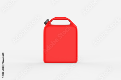 Wallpaper Mural Plastic Jerrycan Oil, Cleanser, Detergent, Abstergent, Liquid Soap, Milk, Juice isolated On White Background. 3d illustration Torontodigital.ca