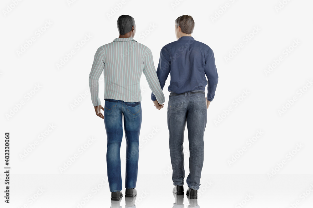 Illustrazione 3D. LGBT. Gay pride. In occasione di San Valentino e del Gay pride per l'amore e i diritti della comunità LGBT. Illustrazione 3D. LGBT. Gay pride. In occasione di San Valentino e del Gay pride per l'amore e i diritti della comunità LGBT.
