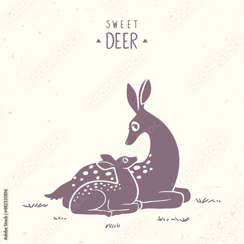 Deer silhouette