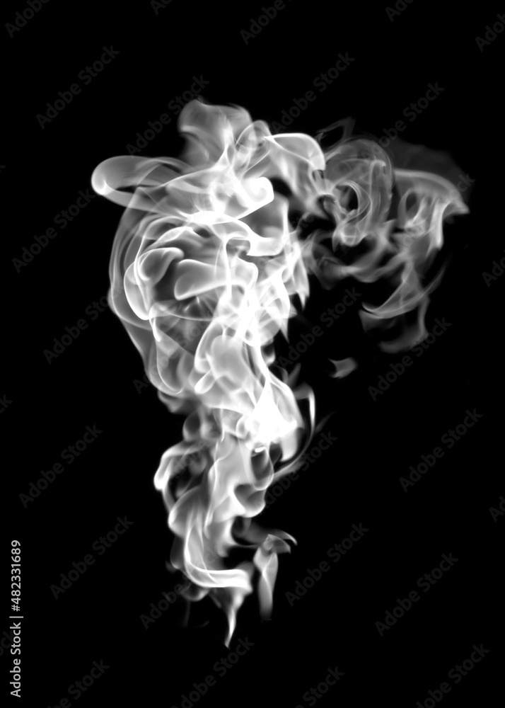 Abstract fog or smoke effect black background Stock Photo | Adobe Stock