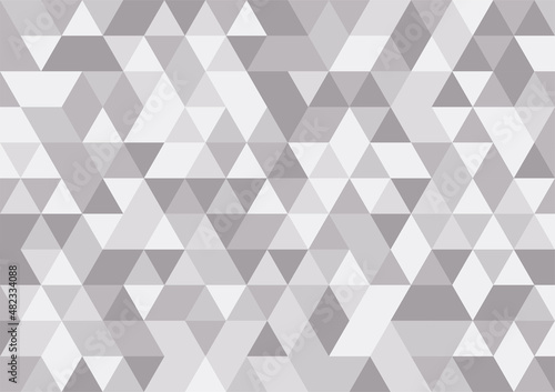 Modern background made of triangles in gray tones. vector texture