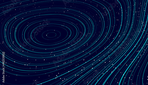 Abstract flowing lines background for your design project. Vector illustration. Wallpaper. Futuristic background. Business.