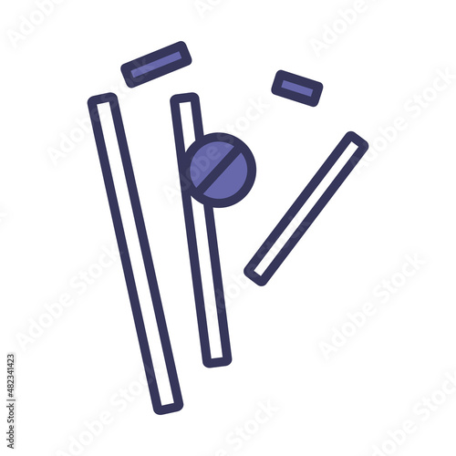 Cricket Wicket Icon