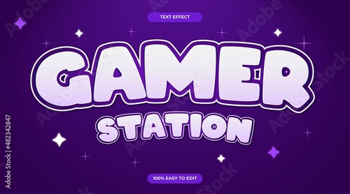 3d text effect game 