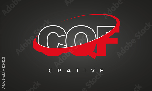 CQF letters creative technology logo design photo