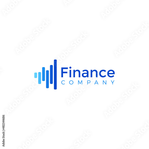 accounting financial logo, Financial Advisors logo design vector