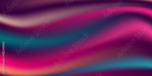 Striped gradient. Multicolored, bright unusual gradient from stripes. Background design, cover. Vector