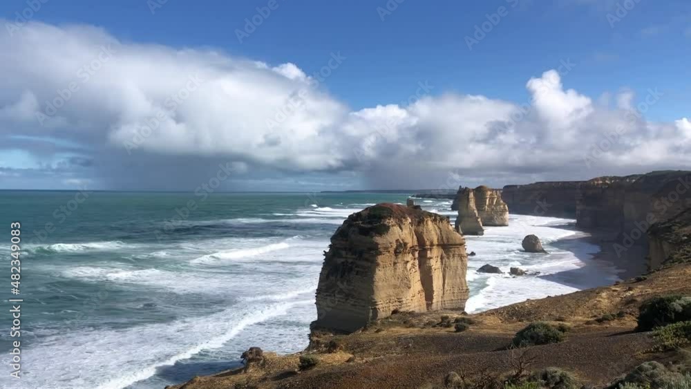 The twelve Apostles rocks in Victoria, Australia. The twelve Apostles rocks in Victoria, Australia.