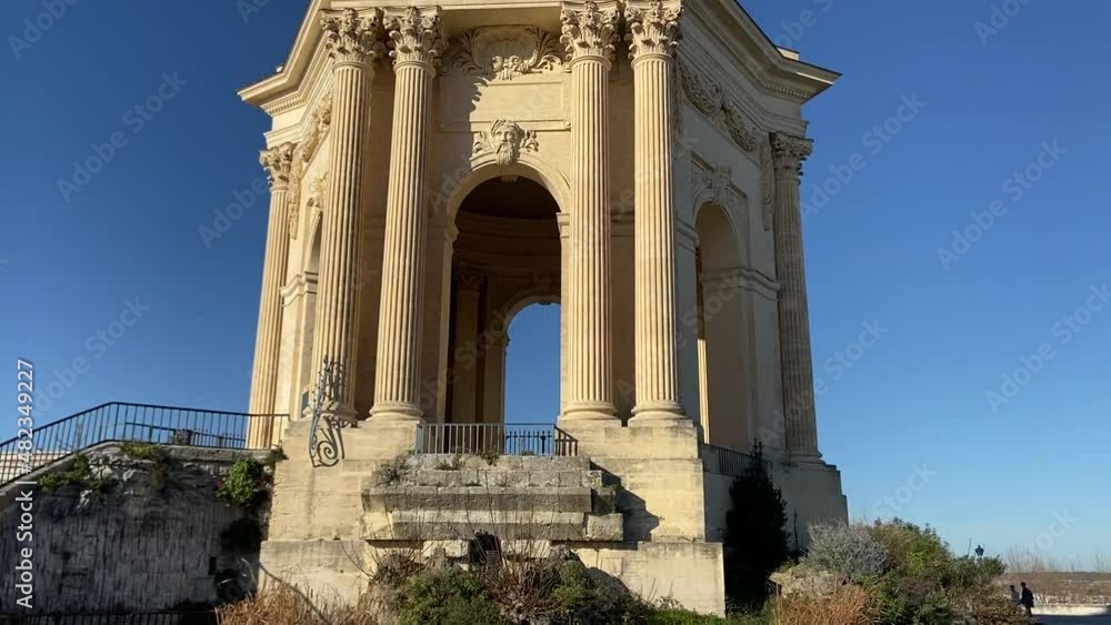Château d’eau du Peyrou à Montpellier, Occitanie Château d’eau du Peyrou à Montpellier, Occitanie