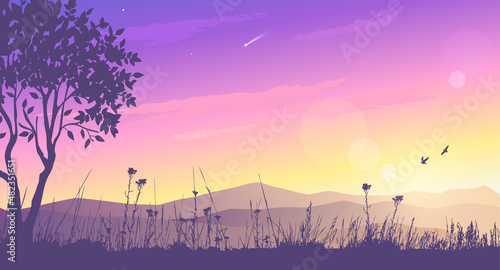 lilac sunset © julli