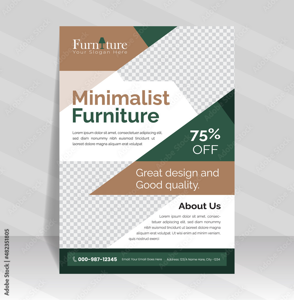 Modern and Creative Furniture Flyer, Home Furniture Flyer Modern and Creative Furniture Flyer, Home Furniture Flyer