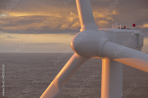 Obraz na płótnie offshore wind farm w salonie