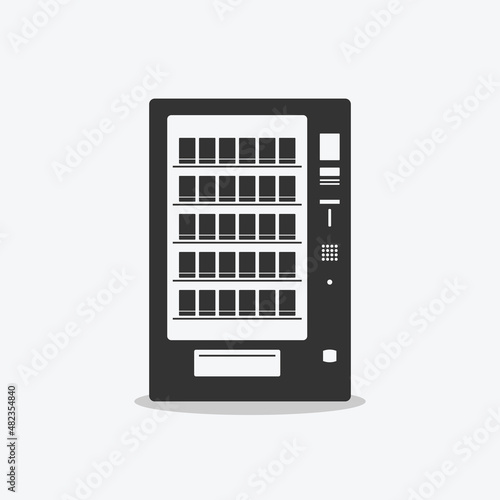 Vending machine icon flat design vector illustration.