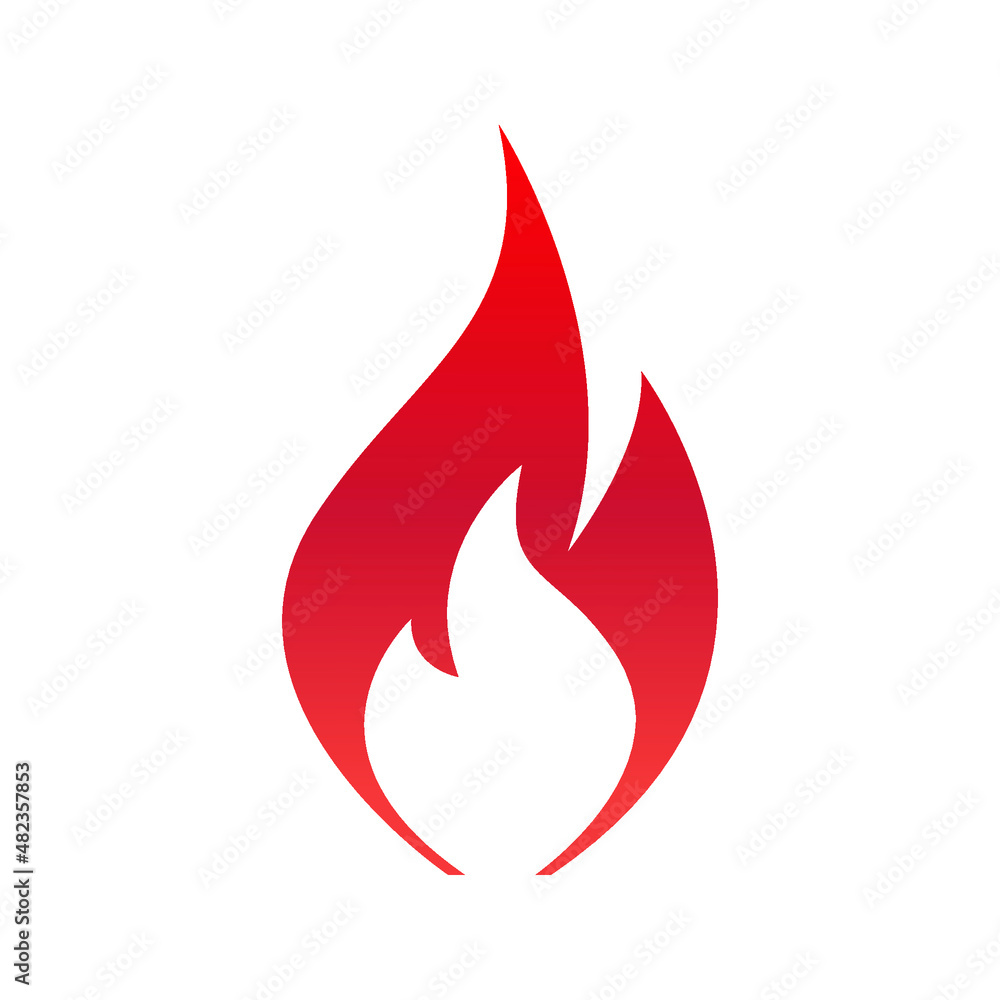 Fire sign. Flame icons. Red fire icon. fire is burning. isolated on a white background. Vector illustration. Fire sign. Flame icons. Red fire icon. fire is burning. isolated on a white background. Vector illustration.
