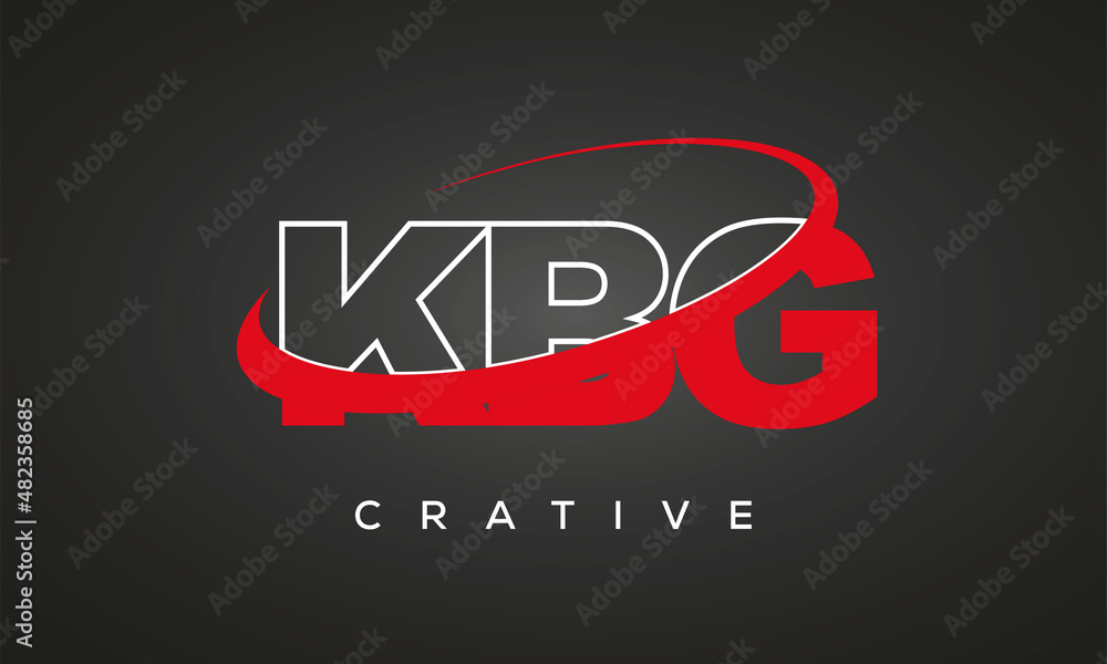 KBG letters creative technology logo design