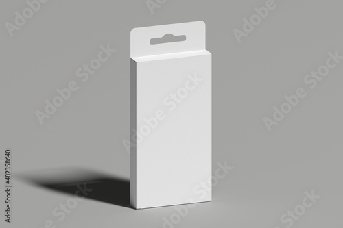 Slika na platnu White Product Package Box For Pencils, Pens, Crayons, Felt-tip Pens