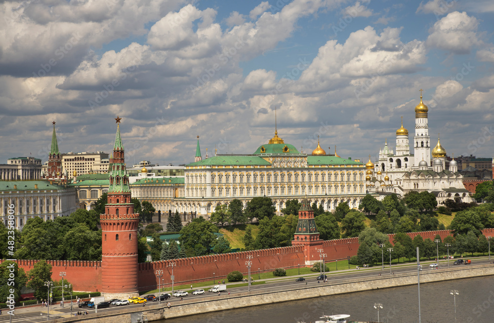View of Kremlin in Moscow. Russia